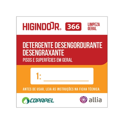 Adesivo Higindoor 366 p/ diluidor 04cm x 04cm
