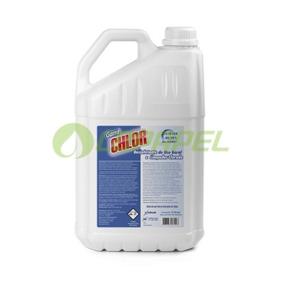 X Cozinha Garra Chlor Detergente Desinfetante Alcalino Clorado p/ uso geral 5L