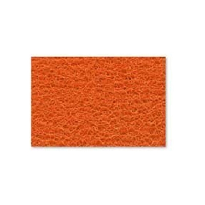 * Tapete de vinil laranja largura fixa 120cm p/ sujeira sólida e médio tráfego Nomad Nobre
