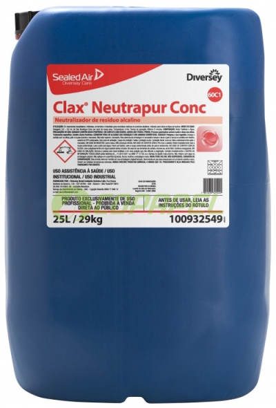 X Lavanderia Clax Neutrapur Conc 60C1 Neutralizador de resíduo alcalino p/ tecidos 25L