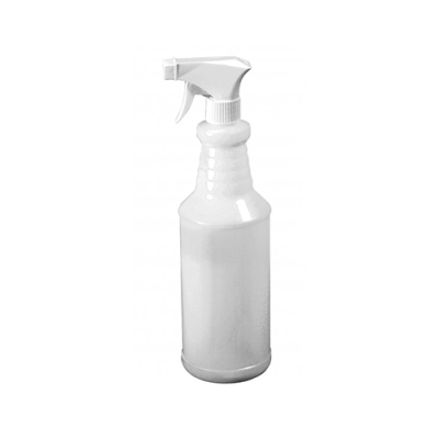 Frasco Pulverizador Plástico Branco c/ gatilho spray  p/ produtos químicos 1L Copapel ref MVPV2022