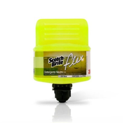 ** Limpeza Geral Scotch-Brite Flex Detergente Neutro 3A p/ limpeza profissional 2L ref. HB004021752